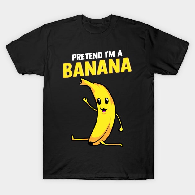 Pretend I'm A Banana Gymnastics Pun T-Shirt by theperfectpresents